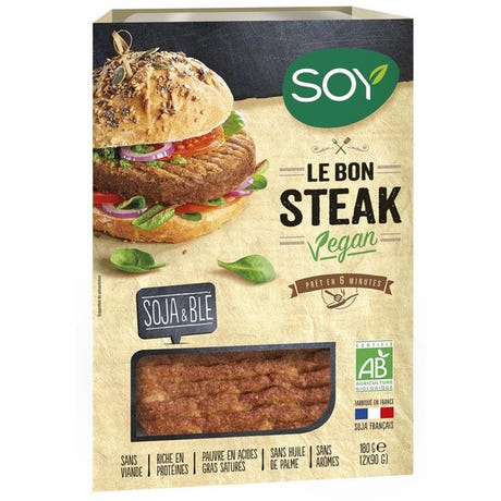 Steak végétal ou steak carné ?